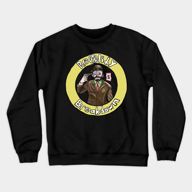 Clown Tee Crewneck Sweatshirt by Eddie Anaya Designs